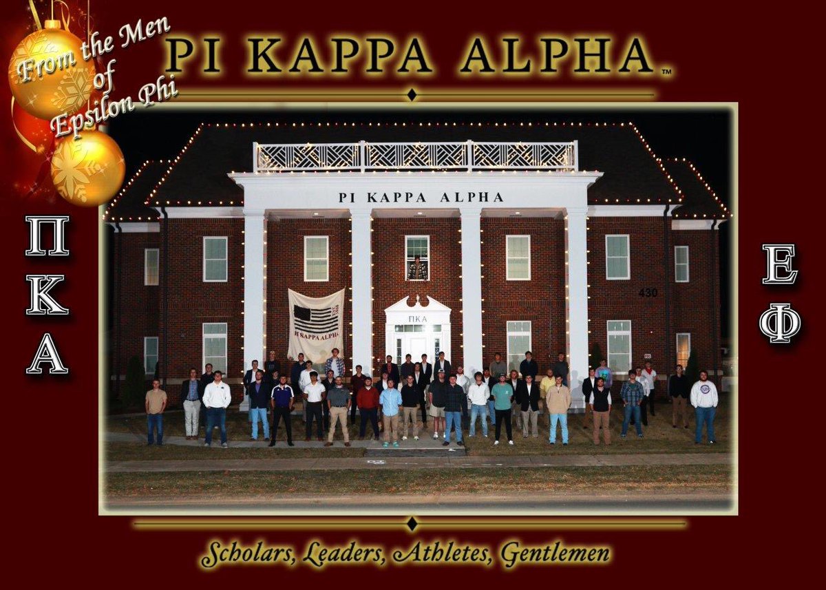 The members of Epsilon Phi would like to wish all of our alumni and friends a Merry Christmas and a Happy New Year! #φφκα
