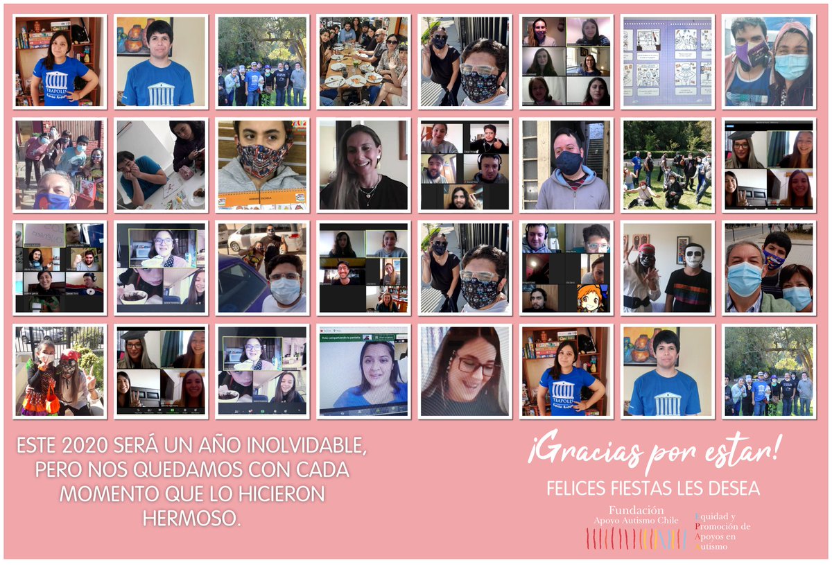 ¡Felices fiestas les desea Fundación Apoyo Autismo Chile, gracias por estar!