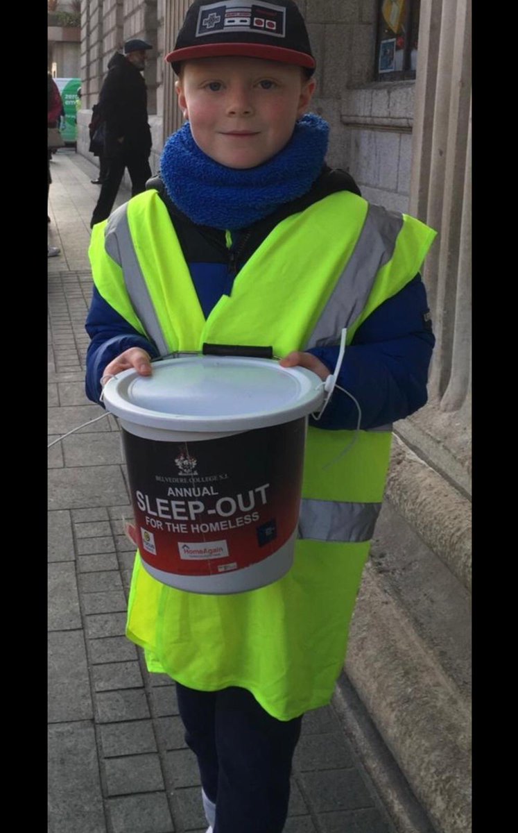 belvosleepout's tweet photo. A special shout-out to Fionn O’Sullivan, every year he comes in and helps collect with the lads. He saves part of his pocket money all year round to donate! He has donated online and is joining the guys sleeping out!
#sleepout2020 https://t.co/LRoCa9nTSy