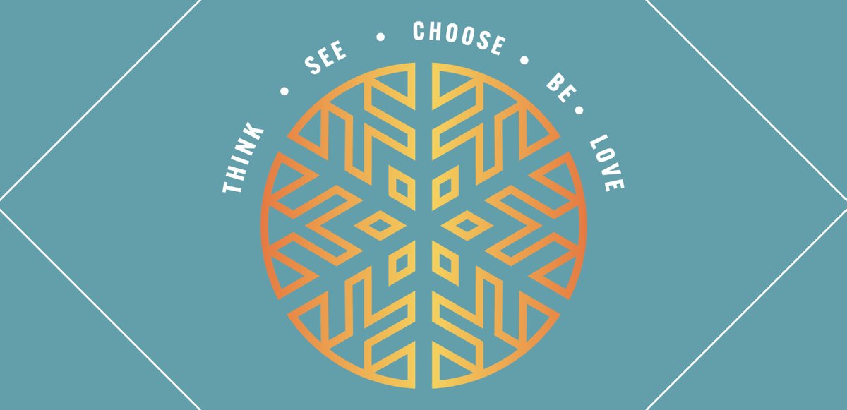 Tis’ the season and always the season to

Think
See 
Choose 
Be 
Love ❄️❤️