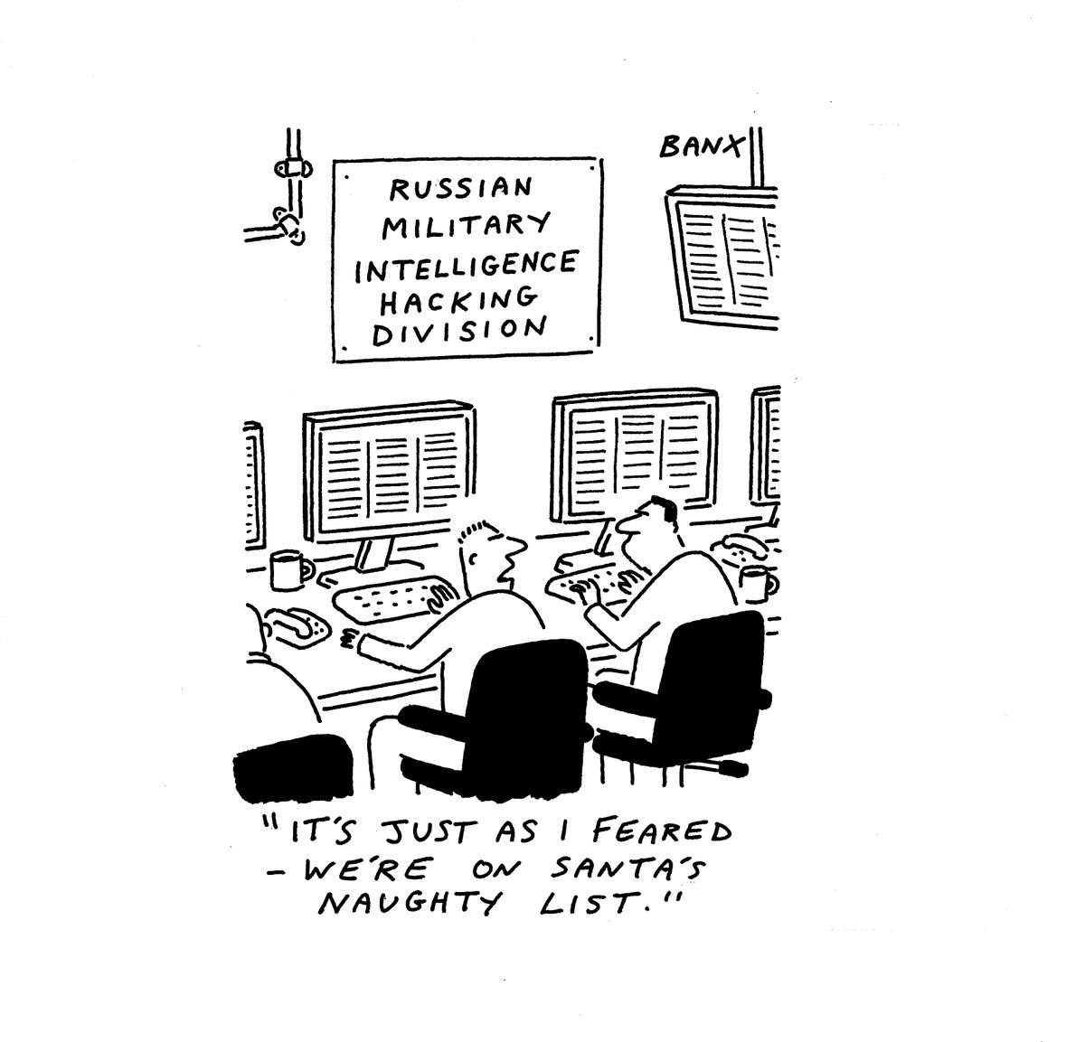 Banxcartoons's tweet image. From today's @ftopinion #RussianHack