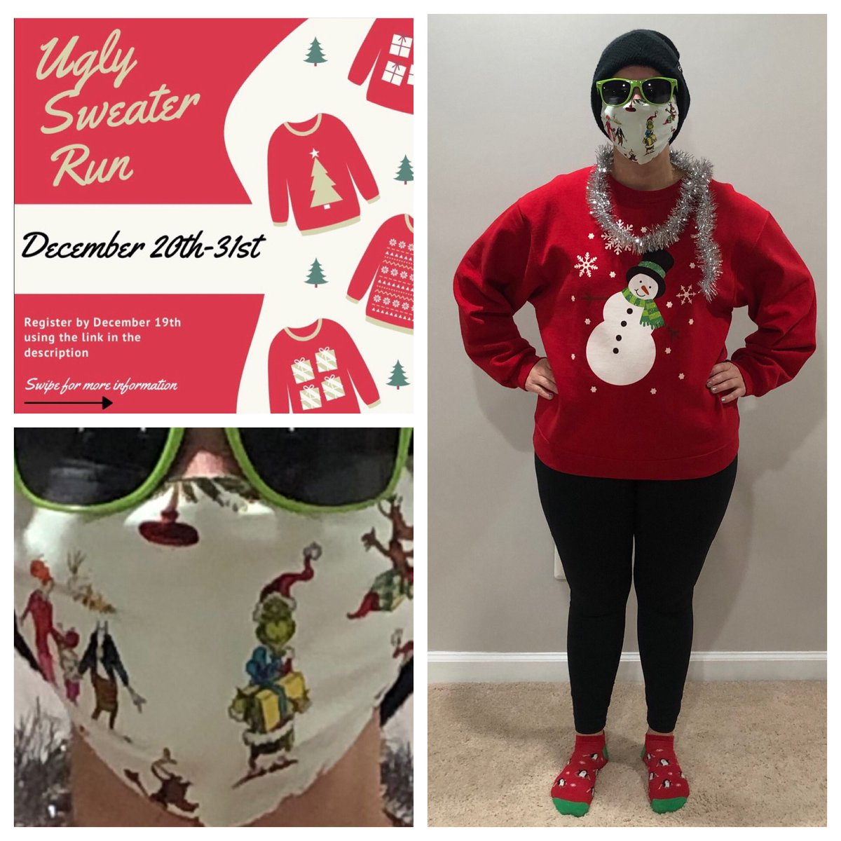 MsVMarketing's tweet image. nothing ugly about my snow loving attire for this fun @gcm_organization 5k with my sister today #TypeOneTypeNone #gcmxjdrf 

Thank you @RockRidgeDECA &amp;amp; @stuckerdeca for getting us moving before we bake Christmas cookies all afternoon🎄