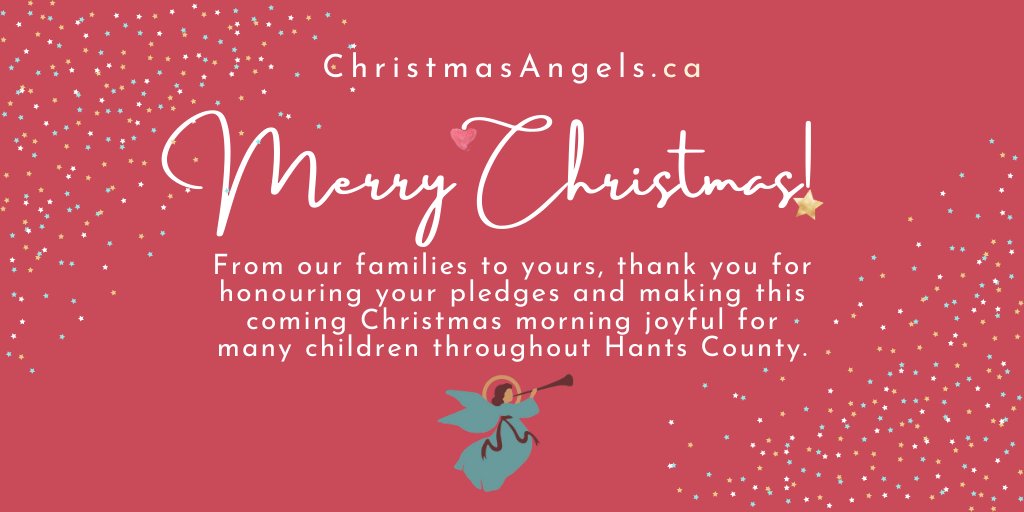 HantsChristmas's tweet photo. Christmas Day will soon be here. Wishing everyone a safe &amp; happy holiday season with your loved ones. Appreciation &amp; gratitude to all who donated &amp; were involved this year. You made a big difference. #hantschristmasangels #thankyou #community #family https://t.co/o55HWP2AND ⭐ https://t.co/wVgGcwOMMN