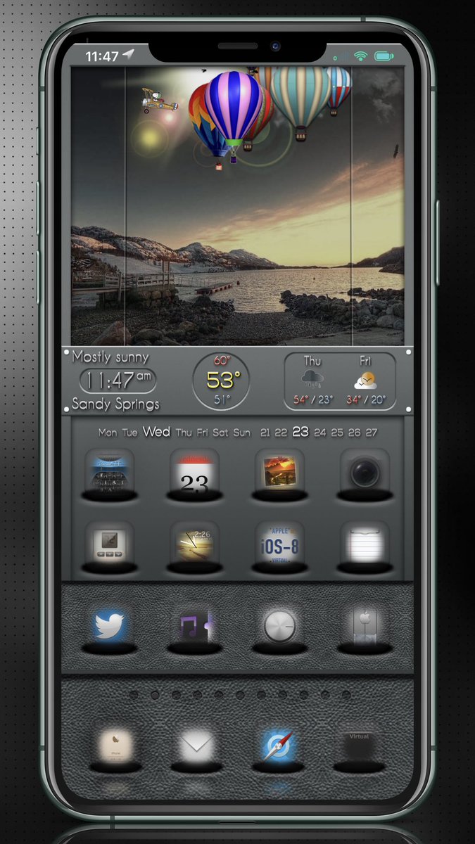 thomasis23's tweet photo. #Virtual2 by @JedEye81 UniAW widget by #Sital AE by @Attairdu57slm Hologram AE & Ring Shadow overlay by @hermoter Status bar tweak @OuniDesigns https://t.co/tKfTEmvrr9