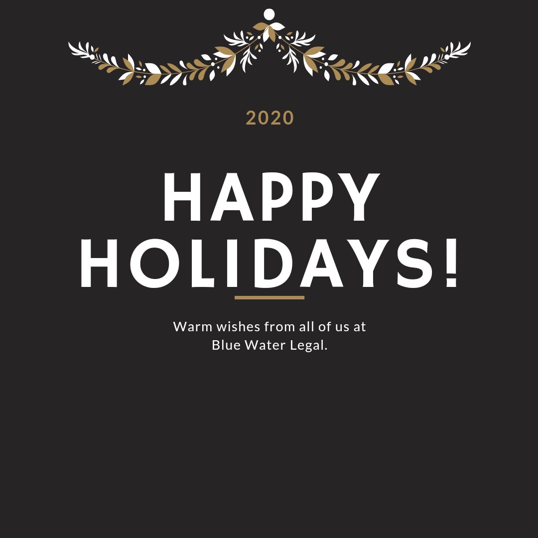 BlueWaterLegal's tweet image. Warm wishes from all of us at Blue Water Legal.