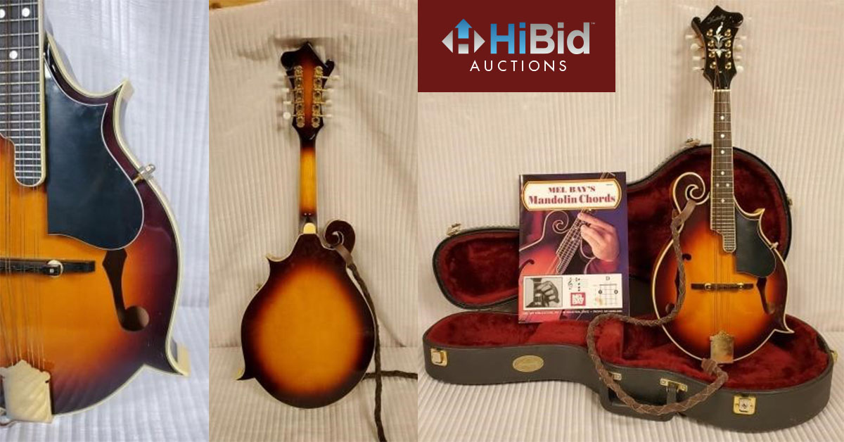 Beautiful Kentucky Mandolin Instrument & Case
High as The Sky Auction Company
Sale Ends: 01/03/2021 

bit.ly/2WHFGHy 👈

#hibid #hibidauction #mandolin #kentuckymandolin #instrument #case #musicalinstruments #kentuckymandolin
