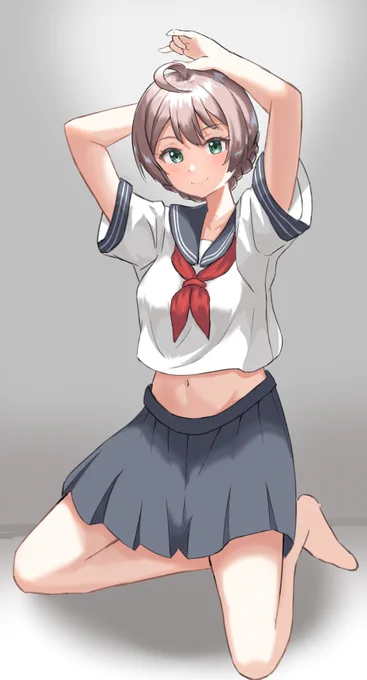 #2020年自分が選ぶ今年の4枚 
今年は制服ばっか描いてました 