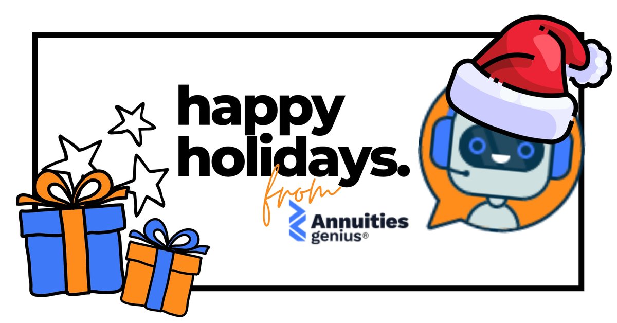 We'd like to thank you for joining us on the journey that was 2020. 

This year wasn't easy for any of us, but we hope that you found pockets of comfort, joy, and growth in 2020.

We celebrate you, in all that you do.

Happy Holidays from the Annuities Genius Team