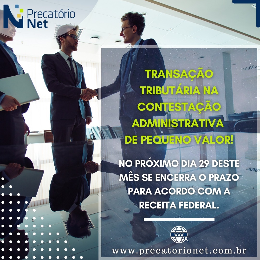 PrecatorioNet's tweet image. Garanta o seu acordo junto a Receita Federal, você tem até o dia 29 de Dezembro, aproveite e fale agora mesmo com um de nossos consultores e garanta um ótimo acordo. 

Acesse: 👇

precatorionet.com.br

#simplesnacional2020 #insumos #stj