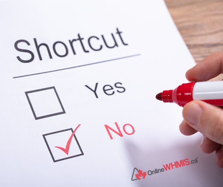 onlinewhmis's tweet photo. While shortcuts can be a great way to get things done faster, you always need to evaluate whether the increased speed is going to cause any unintended problems. It's always best to do it the right way, the first time! https://t.co/SfoC1tSUoR