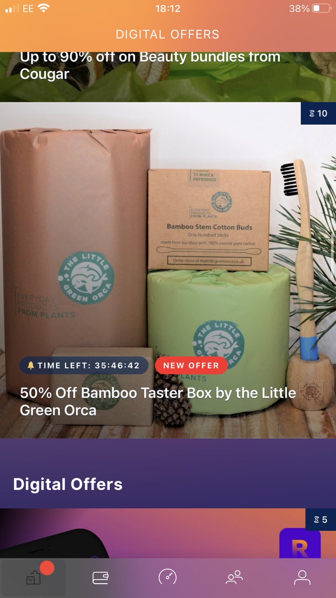 Littlegreenorca's tweet photo. We’ve had an unbelievable response from #sweatcoin users who can’t get enough of our 100% recyclable, biodegradable and sustainable household products. By making the switch to bamboo based products we are really helping the planet 😊😊🌎👌 https://t.co/I00p4Ju64W