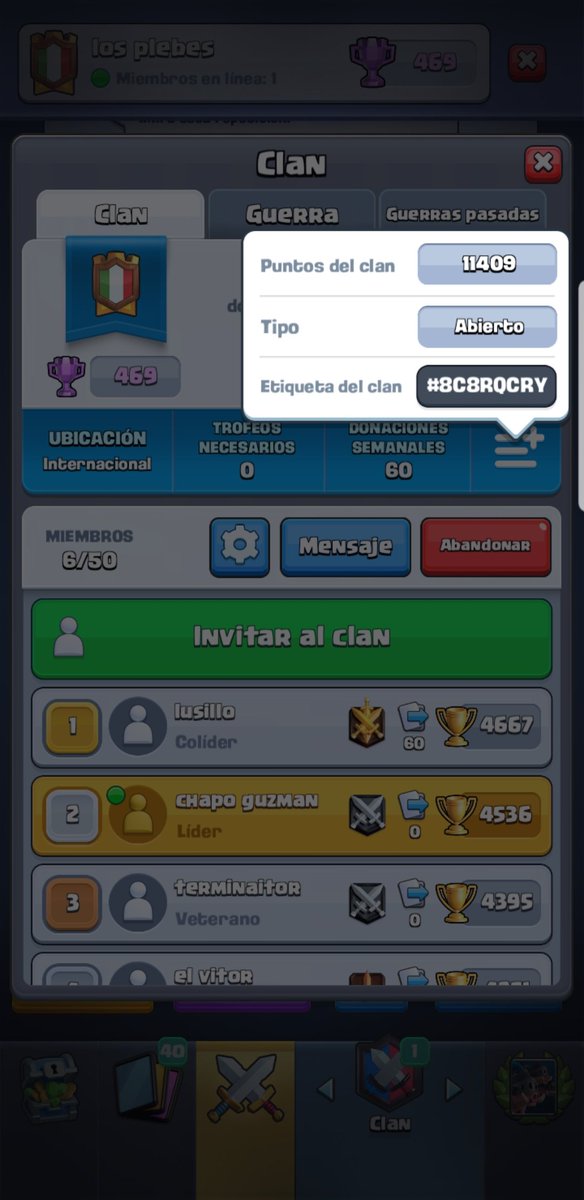 ElDanny_R18's tweet photo. @ClashRoyaleES Unanse a mi clan nesesitamos gente para la gerra de clanes👍🏻 https://t.co/mqFBqTPIp1