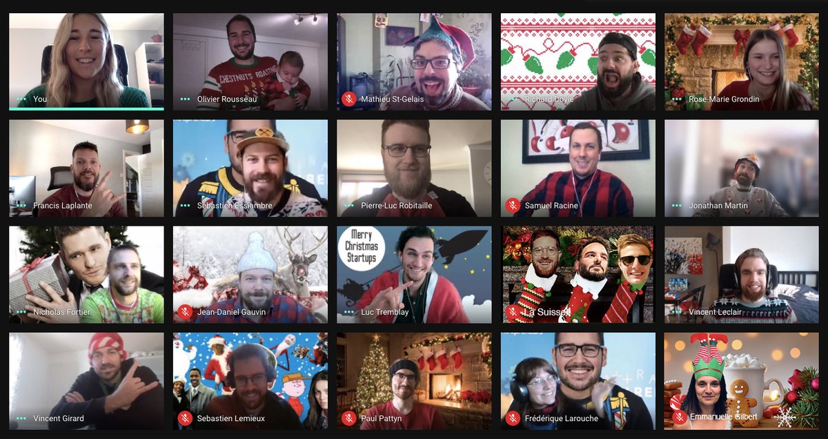 Joyeux temps des fêtes de la part de toute la team 
🎄🎅❣️ On se revoit le 4 janvier!