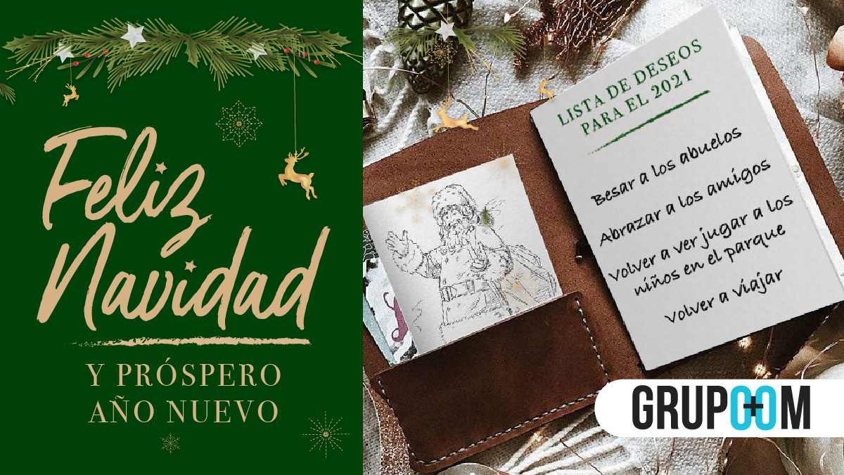 GrupoomAgencia's tweet photo. Ha sido un año muy difícil para todos, por eso hemos hecho una lista de deseos 📜 para 2021 muy especial, seguro que estás de acuerdo 🥰 ¿Y tu? ¿Ya has hecho tu #ListaDeDeseos?

Te deseamos ¡Felices Fiestas! y un 2021 repleto de cosas buenas 🥂🎄

#MarketingDigital #Ecommerce https://t.co/l1LFsj1T1b