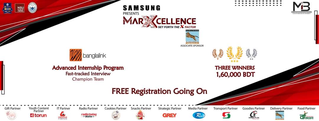 MIBC_NSU's tweet photo. Registration link- https://t.co/edDisU4wHY

FAQ group- https://t.co/jfSxJxIshO

#Samsung_presents_MarXcellence
#The_biggest_nationwide_digital_marketing_competition
#Set_forth_the_X_Factor
#NSUMIBC
#Envision_Beyond_Borders https://t.co/FZMEE2VNEP