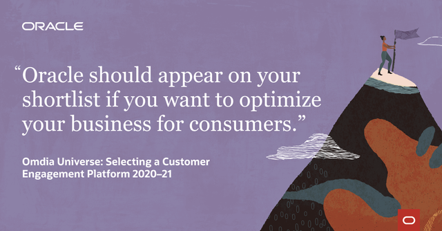 pauloquintal's tweet photo. Build and manage lasting customer relationship with @OracleCX. To learn more, download the recent @OmdiaHQ report on #CustomerEngagement platform vendors: https://t.co/srTXHymFG0 https://t.co/5o2tNwosCm