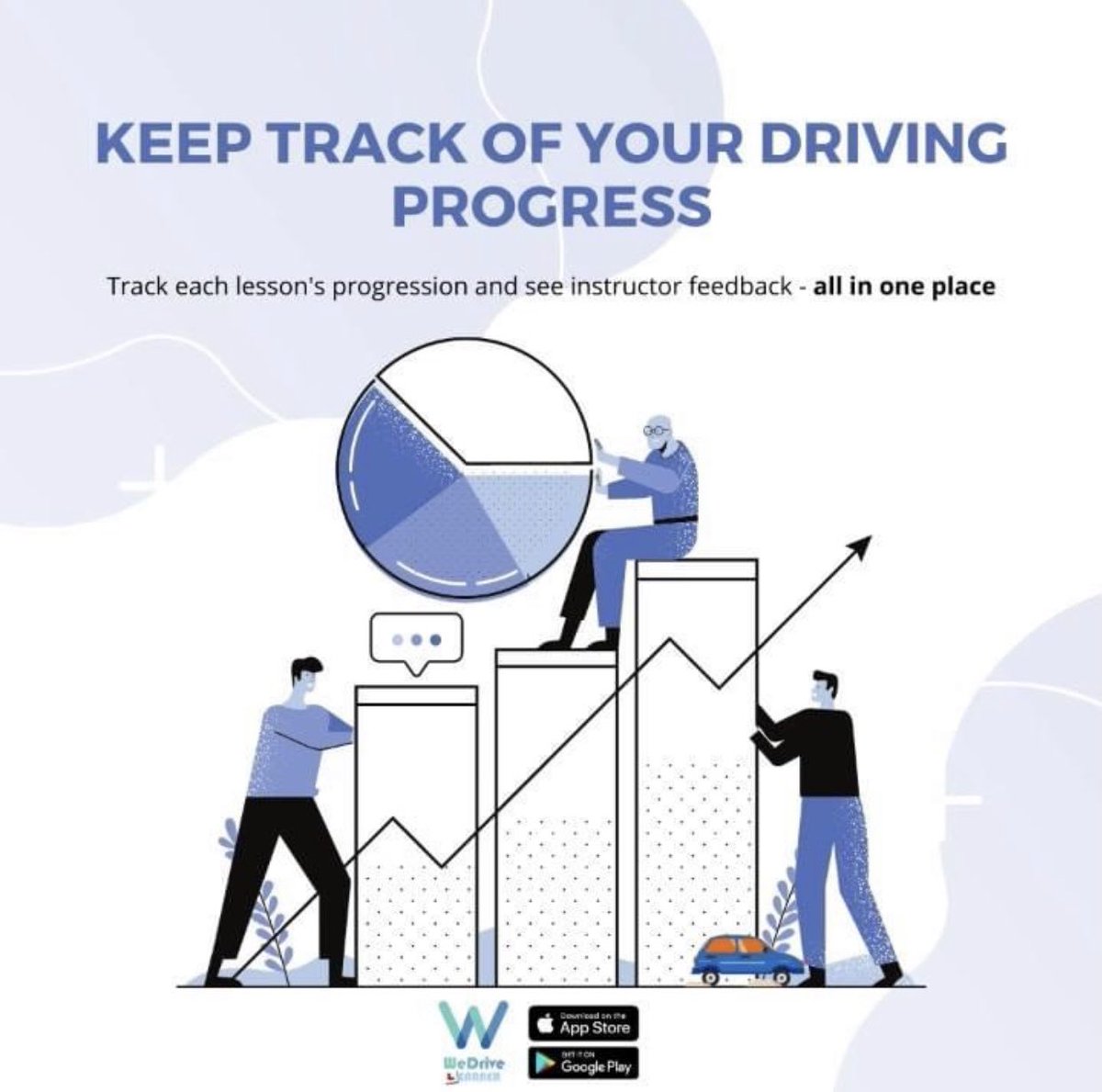 WeDriveUK's tweet image. Stay on top of your driving progress, track each lesson’s progression and see feedback from your instructor - all in one place. Only on WeDrive Learner! Download now from App Store and Google Play Store 📲
#learnerdriver #learnerdrivers #learnerapp #learntodrive #learnerdriverapp