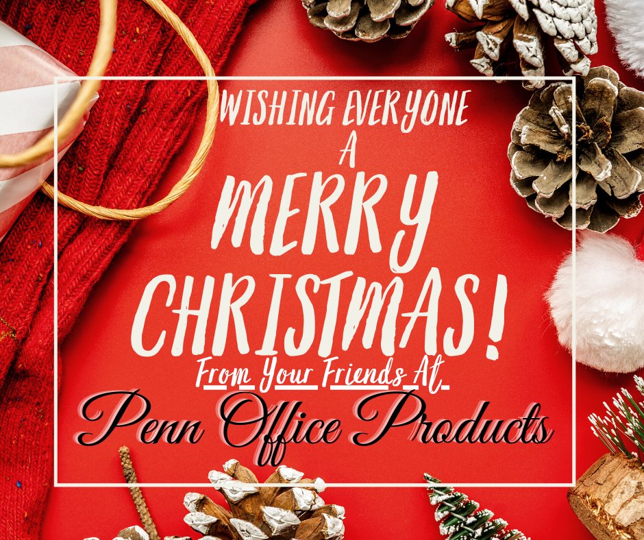 PennOffice's tweet photo. Hey#WestChesterPA
We hope everyone has a HEALTHY, SAFE Christmas this year!
To our customers: THANK YOU! We love and appreciate each and everyone of you and look forward to providing you with MORE of the quality service that you expect from @PennOfficeProducts !🎄🎅🤶🔔🎁❄️☃️ https://t.co/TdKKceGH6i
