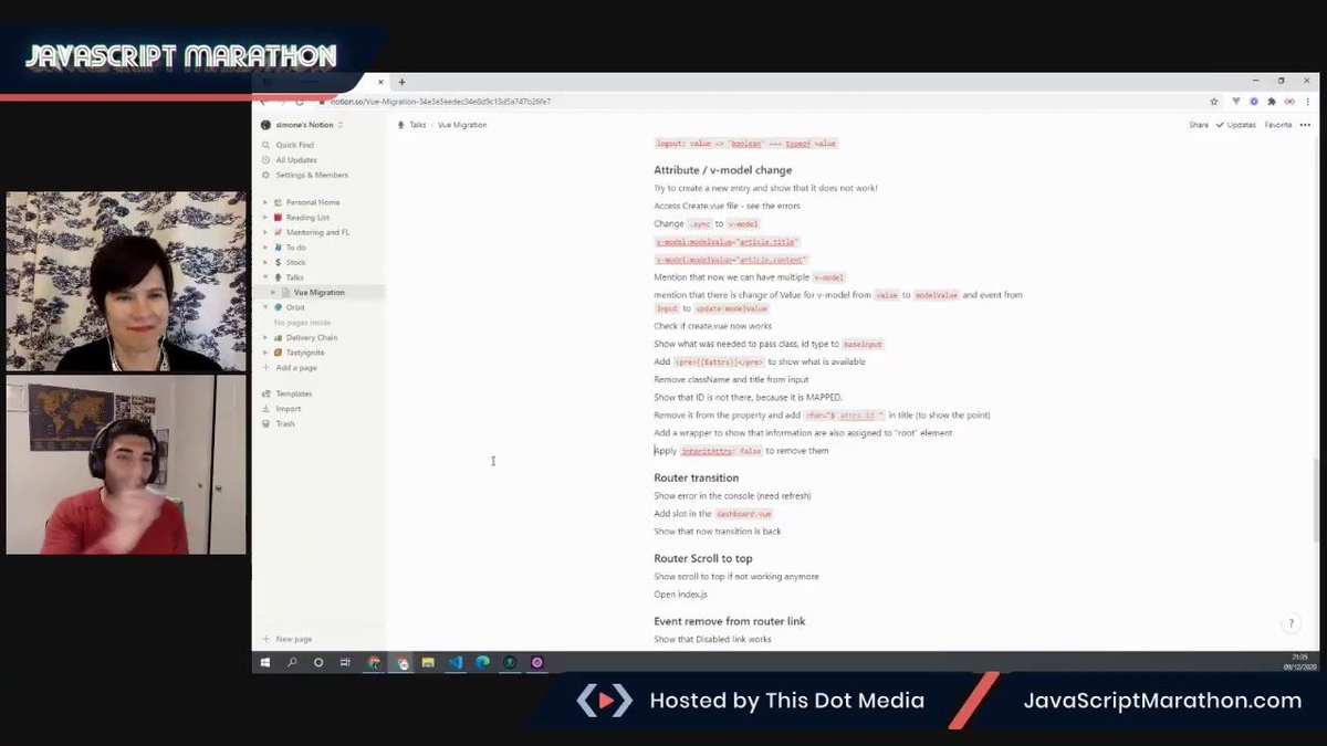 ThisDotLabs's tweet image. If you didn't manage to make it to @Zelig880's #Vue 3 Migration session at #JavaScriptMarathon this month, catch up here!
buff.ly/2LPrJ88