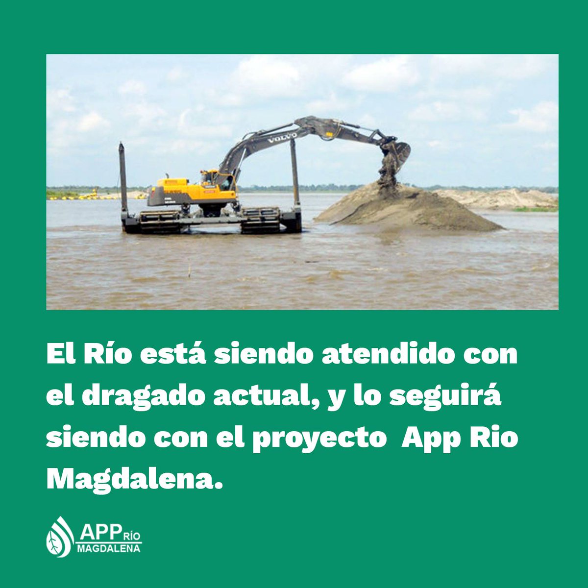 APPrioMag's tweet image. La continuidad de las operaciones de dragado en el canal de acceso  han permitido recuperar no sólo la navegabilidad del río sino también el movimiento de carga, dinamizando la economía nacional. #Dragado #AppRíoMagdalena #Proyecto