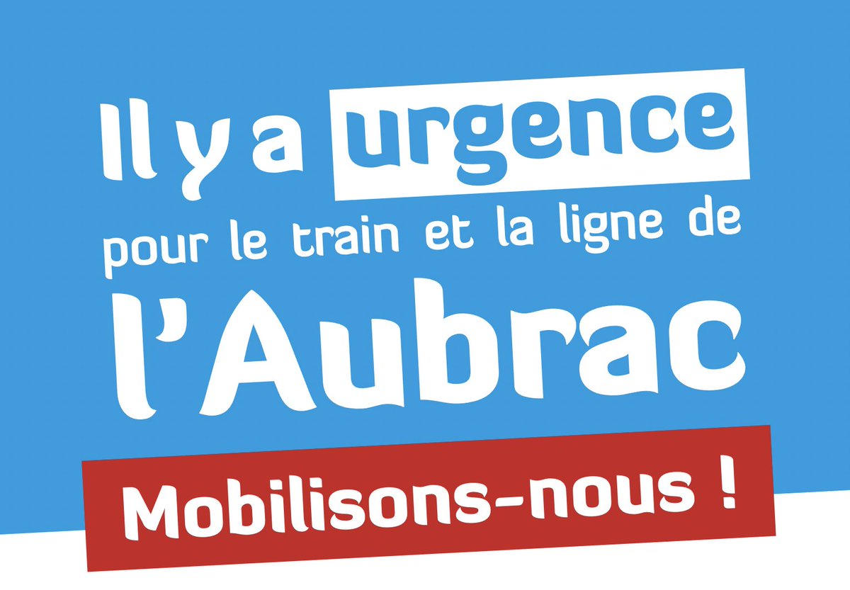🔴 Lancement de la mobilisation #UrgenceAubrac

Notre train national, utile et indispensable au Massif Central, est en danger. Si rien n'est fait, les trains de voyageurs seront supprimés entre Clermont-Fd et Béziers dès l'année prochaine.