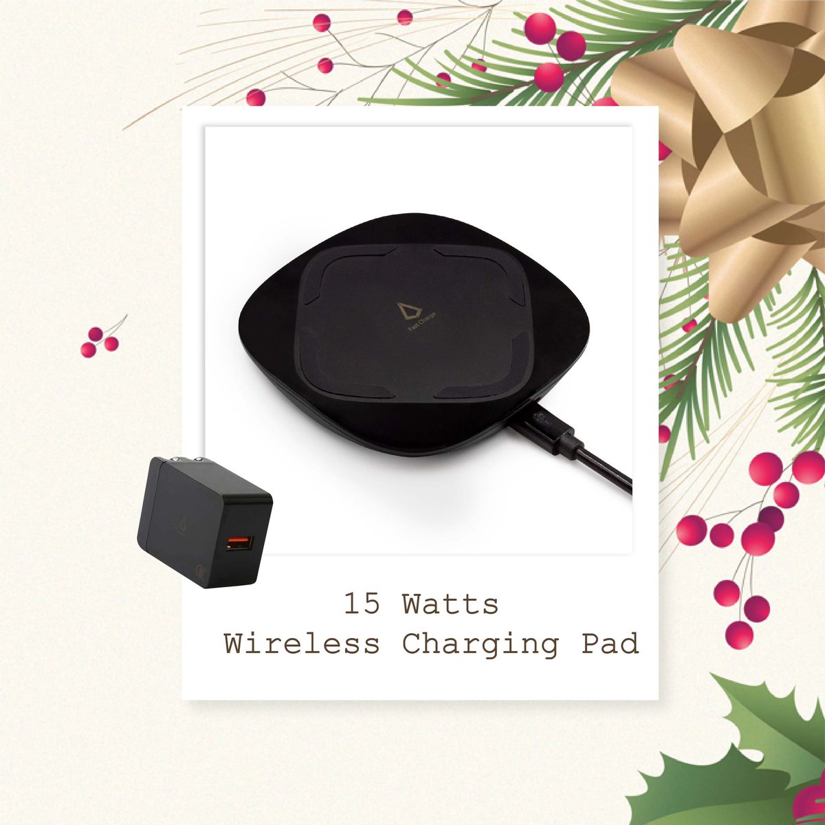 LbtStore's tweet image. Looking for a gift for someone who is working from home?🎁
Set them up with our 15 watts fast wireless charger, a powerful solution with a sleek design that looks good in any room in the house! 
#lbt12daysofchristmas