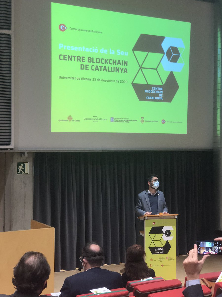 Presentació de la seu del Centre Blockchain de Catalunya avui a Girona amb el suport de @cambrabcn , <a href="/accio_cat/">ACCIÓ</a>, @girona_cat i <a href="/univgirona/">Universitat de Girona</a>. Inquantificable treball de <a href="/jcanadellb/">Joan Canadell</a> i <a href="/jordiPuignero/">Jordi Pu1gnerO</a> en l’impuls d’aquesta disruptiva iniciativa per fomentar l’internet de la confiança.