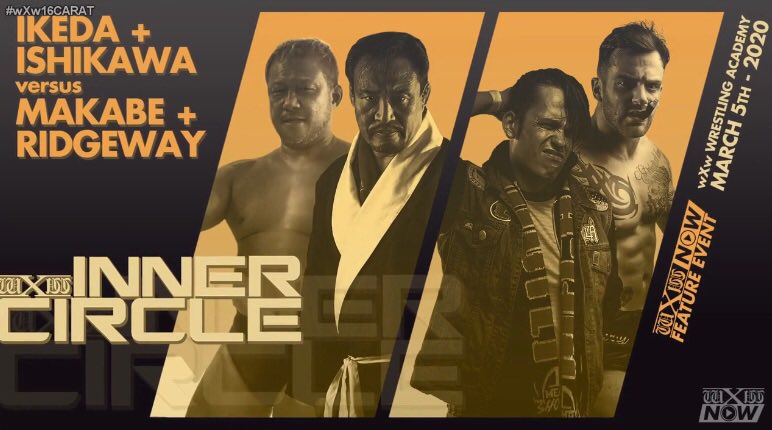 w/ Chris Ridgeway vs Yuki Ishikawa/Daisuke Ikeda - WXW(3/5/20 - Essen, DE)A once in a lifetime experience, working with two legends of a style I respect, that I started trading tapes of 20+ years ago. The most nervous I’ve ever been for a match. Ever. Watch: WXWNOW(8/11)