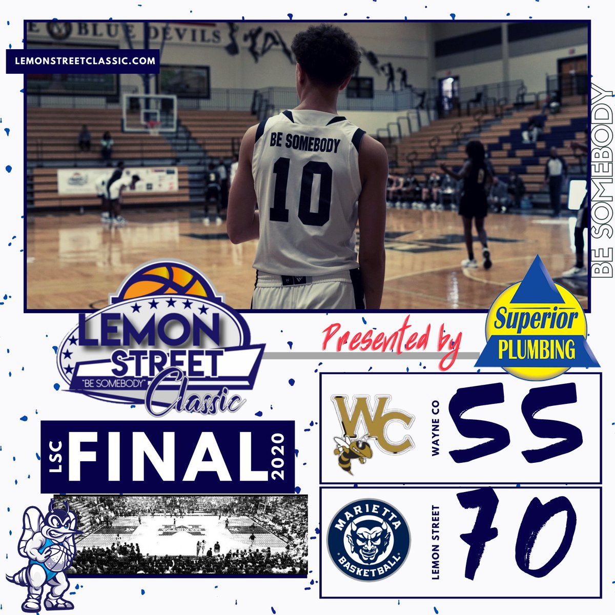 LemonStClassic's tweet photo. Scores from yesterday's final day! All-Tourney team coming soon. Bracket MVPs to be named!
The #LSC2020π was presented by @PlumbSuperior
#BeSomebody https://t.co/3lr83Yw9Zj