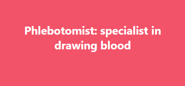 Instaslang's tweet photo. Phlebotomist: specialist in drawing blood https://t.co/4nW6lnAJM7