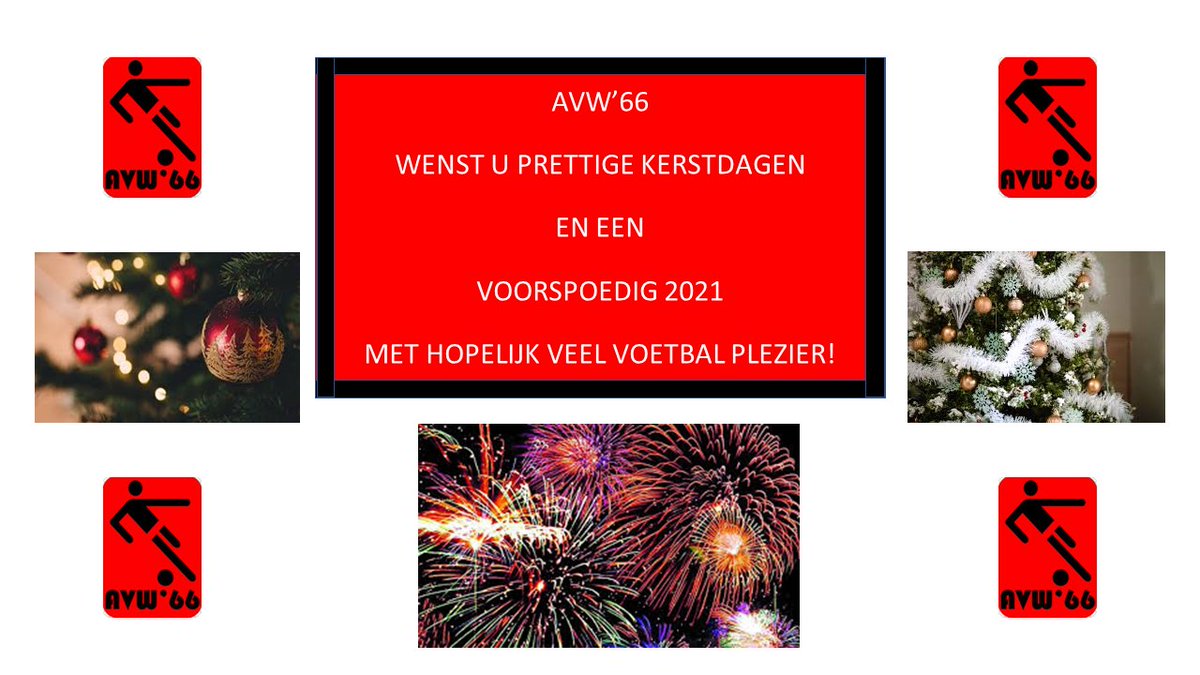 Kerst en nieuwjaar wens AVW'66 avw66.nl/kerst-en-nieuw…