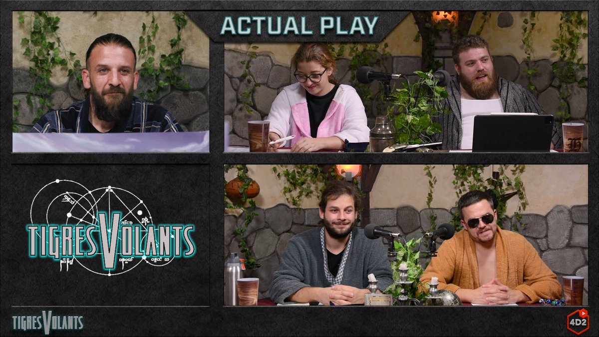 Studio4D2's tweet photo. Le dernier épisode de notre actual play en robe de chambre, dans l'univers de Tigres Volants, est en ligne.
La semaine prochaine, Maud Jenni vous fera trembler dans une partie d'Alien enregistrée lors de Rôl'Event!
#tigresvolants #actualplay #jdr #rpg #loresujets #studio4d2 https://t.co/mxUyF45uRM