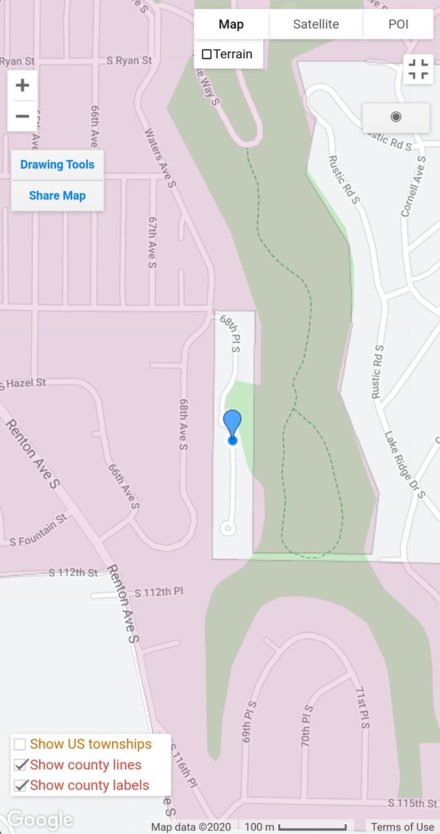 This little sliver of unincorporated area next to Lakeridge Park (formerly Dead horse Canyon) is an abomination.