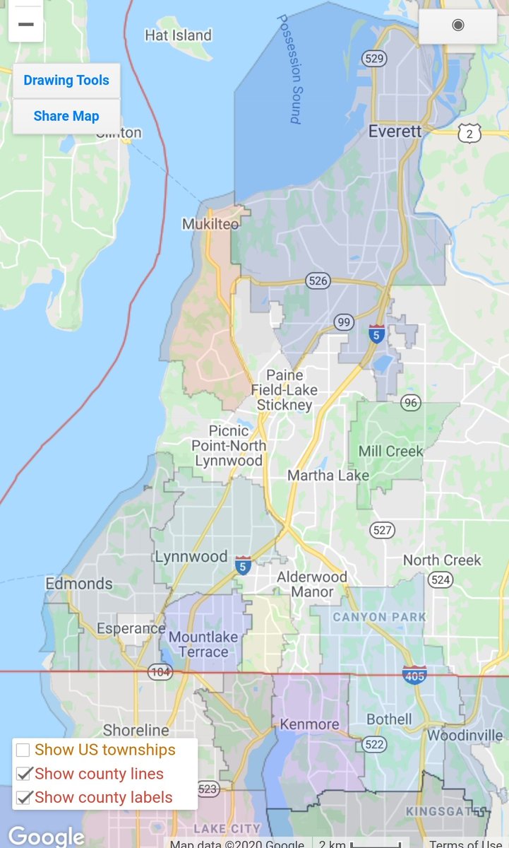 The amount of unincorporated urban area in Snohomish County is disturbing.