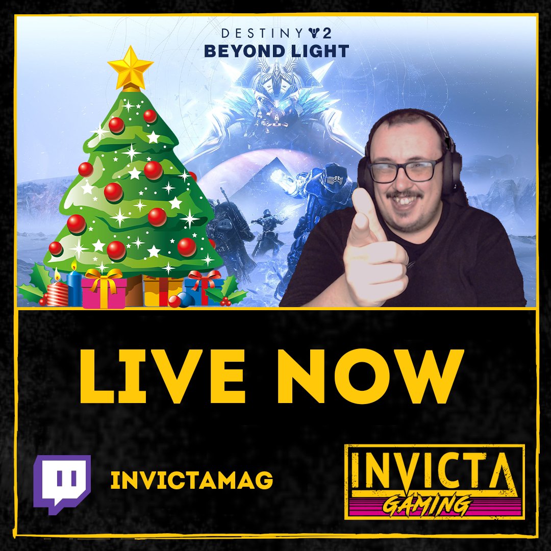 My last stream before xmas is over on the @invictamag channel. Come and join me now for some festive music and pew pew pews.