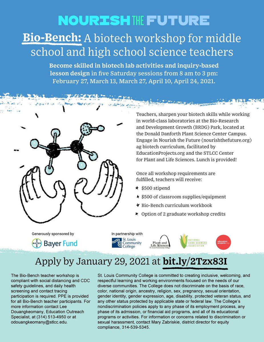 For all my Science/STEM teacher friends in or near St. Louis.