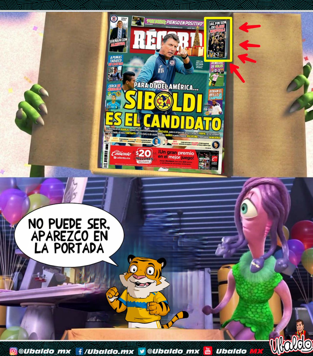 Ubaldo_mx's tweet photo. ¡Wow! Tigres consiguió una portada con su Campeonato 😲 https://t.co/2rxKglBKg7