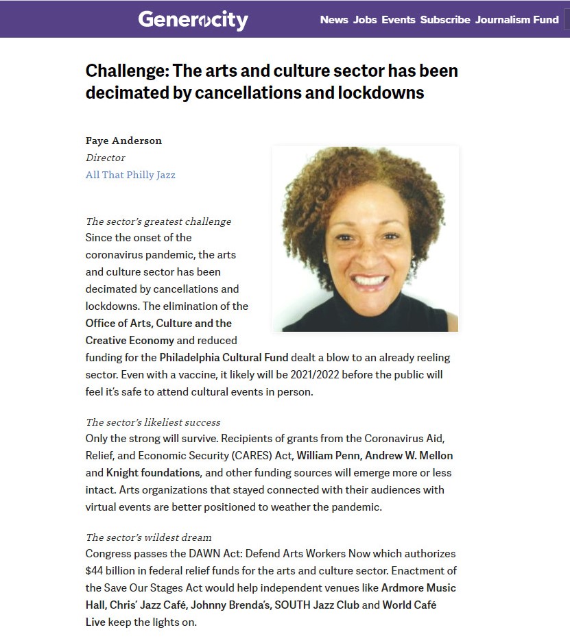 andersonatlarge's tweet photo. @Generocity @BartolFdn @CivicCapital @TivoniDevor @thefoodtrust @PHSgardening @PAHumCouncil @FrenchBen_PHL @welcomingcenter @CeibaPhiladelp1 @JFedinPhilly @Great_Dames @emhartman @SelfInc1 @PhilaEdFund #BlackSolstice is real, y’all.⚡️
I predicted the wildest dream of the arts and culture sector is federal help to keep the lights on. #Coronavirus economic relief bill includes $15 billion to support independent venues and cultural institutions, e.g., jazz clubs, museums, etc. https://t.co/qOxWL2PXQz