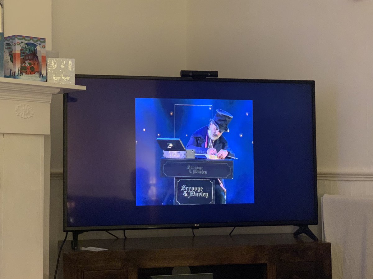 This year we are watching <a href="/oldvictheatre/">The Old Vic</a> Christmas Carol from our lounge. Not quite the same experience but enjoying watching live theatre again 🙂