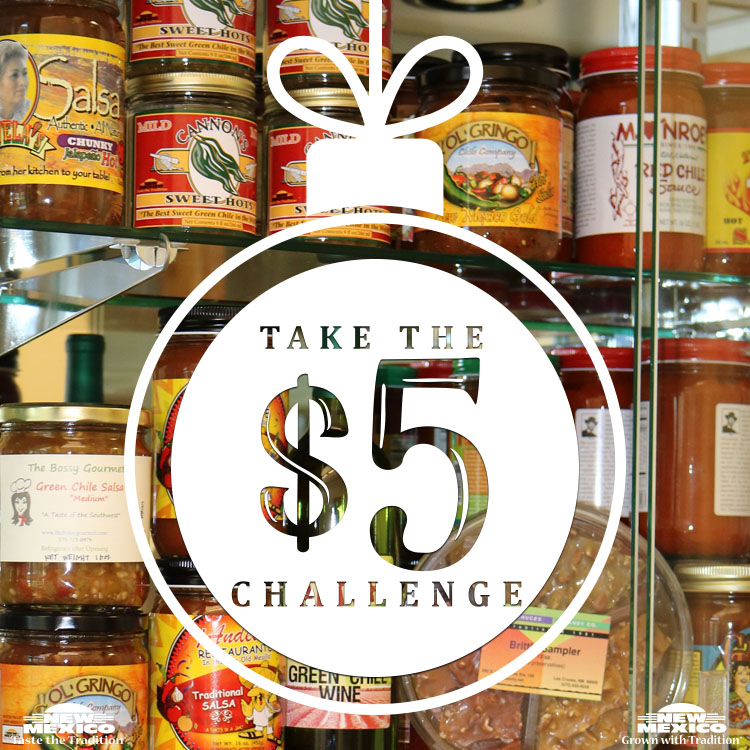NMDA encourages you to take the $5 Challenge! Spend $5 on locally-produced items each week to support NM’s economy and agriculture industry. Take the challenge and Elevate New Mexico agriculture $5 at a time!