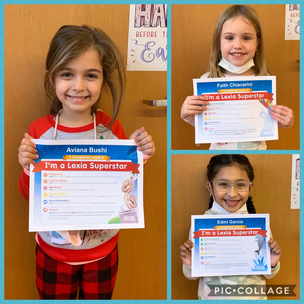Congratulations to Aviana, Faith and Edmi for moving up a reading level in Lexia! 🎉 Keep up the AWESOME work! 👏 <a href="/MPSPanthers/">Marlborough Public Schools</a>