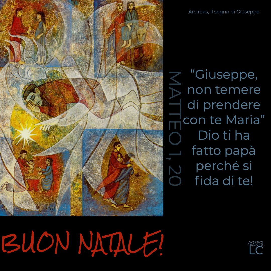 Il Cielo si è fidato di te, Giuseppe, padre dal coraggio creativo. 
#BuonNatale #PatrisCorde￼ <a href="/Pontifex_it/">Papa Leone XIV</a> <a href="/agesci/">AGESCI</a> <a href="/agesciPE/">Proposta Educativa</a>