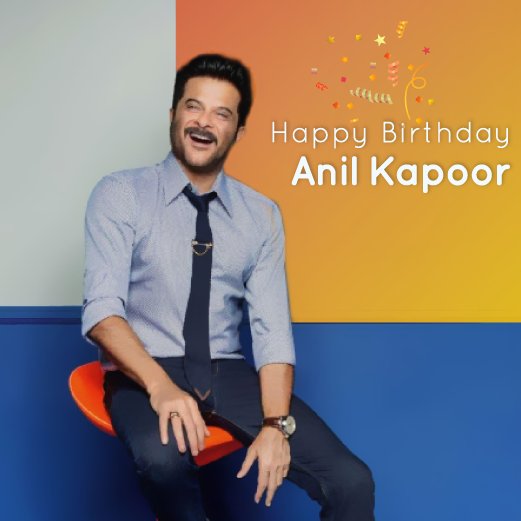 Happy 64th Birthday to Indian Actor, Mr Anil Kapoor Ji. 