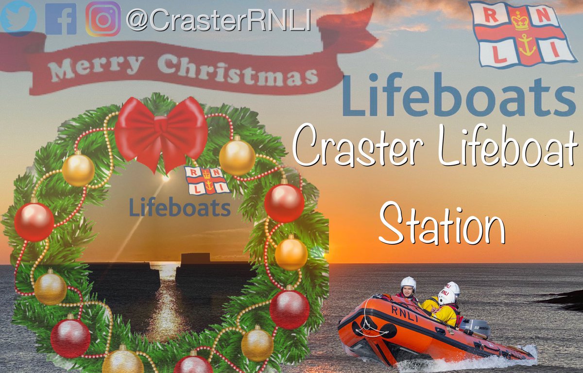 To all,
Especially our Supporters, Fundraisers, Followers, Colleagues, Volunteers, Crews, Families and other SAR Agencies 
A Merry Christmas and New Year!!
Craster <a href="/RNLI/">RNLI</a> #onecrew <a href="/RNLISeahouses/">RNLI Seahouses Lifeboat</a>  <a href="/AmbleRNLI/">Amble Lifeboat</a>  <a href="/MCA_media/">Maritime and Coastguard Agency</a> <a href="/HowickCGRescue/">Howick Coastguard</a> <a href="/NEAmbulance/">Not North East Ambulance Service</a> <a href="/GNairambulance/">Great North Air Ambulance</a> <a href="/northumbriapol/">Northumbria Police</a>