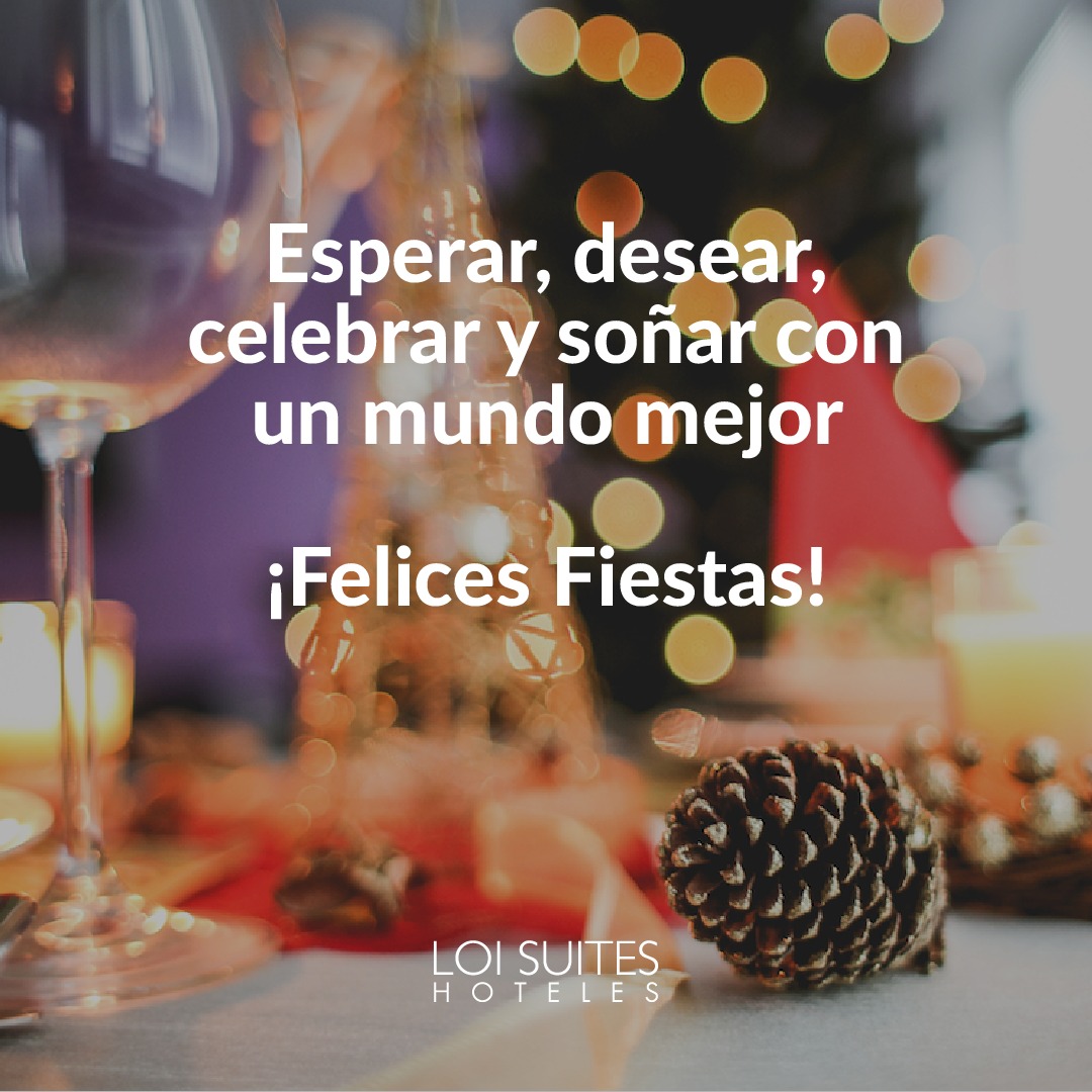 Es tiempo de celebrar, de mirar hacia adelante, de brindar con los afectos y de soñar con un mundo mejor!
Felices Fiestas!
#loisuites #tulugar #Navidad2020 #FelizNavidad #FelicesFiestas