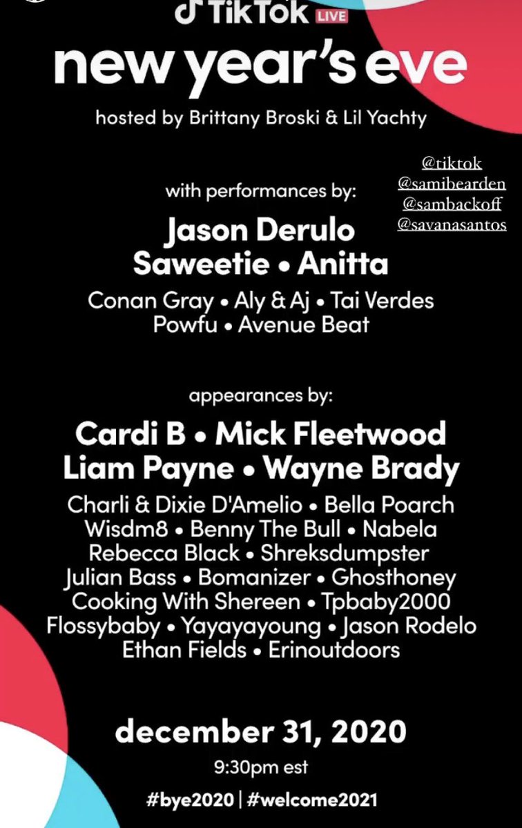 avenuebupdates's tweet photo. make sure to tune in on tiktok on December 31! https://t.co/ZDc7xVtGL7