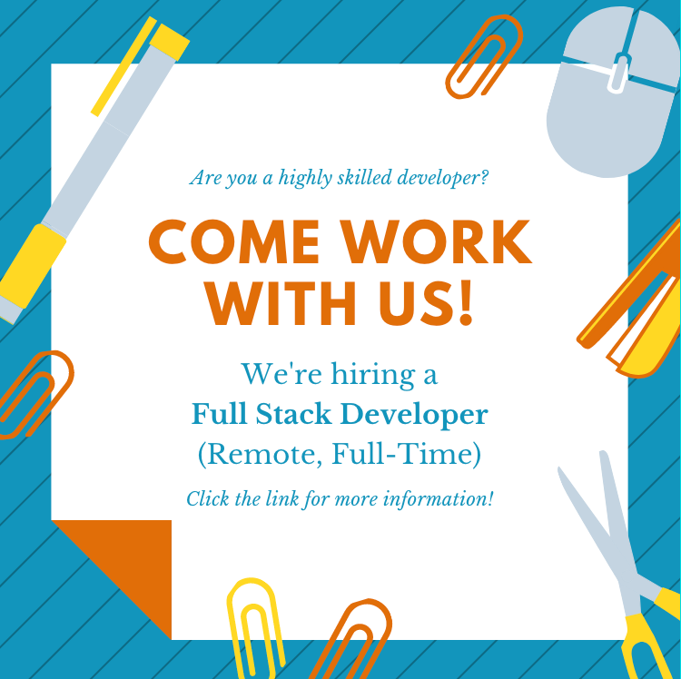 WorksheetMaker's tweet image. We're hiring an experienced and collaborative Full-Stack Developer (VueJS) to help us shape the next generation of online tools for teachers (Remote, full-time). Visit the link to read more about the job and apply: buff.ly/3pnV9Zp #vuejs #webdev #remotejobs #frontend