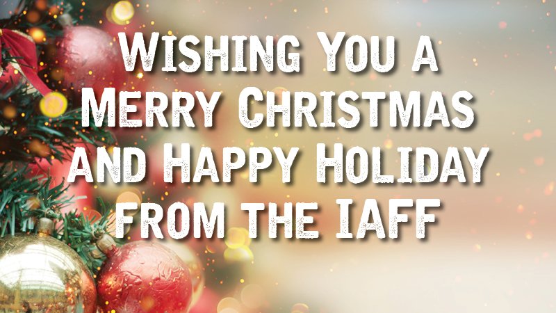#Firefighters &amp; paramedics have sacrificed time with their families all year long to help protect their communities during the greatest health challenge of our lifetime. They will continue to serve on the frontlines this holiday season to protect you. Please help keep them safe.