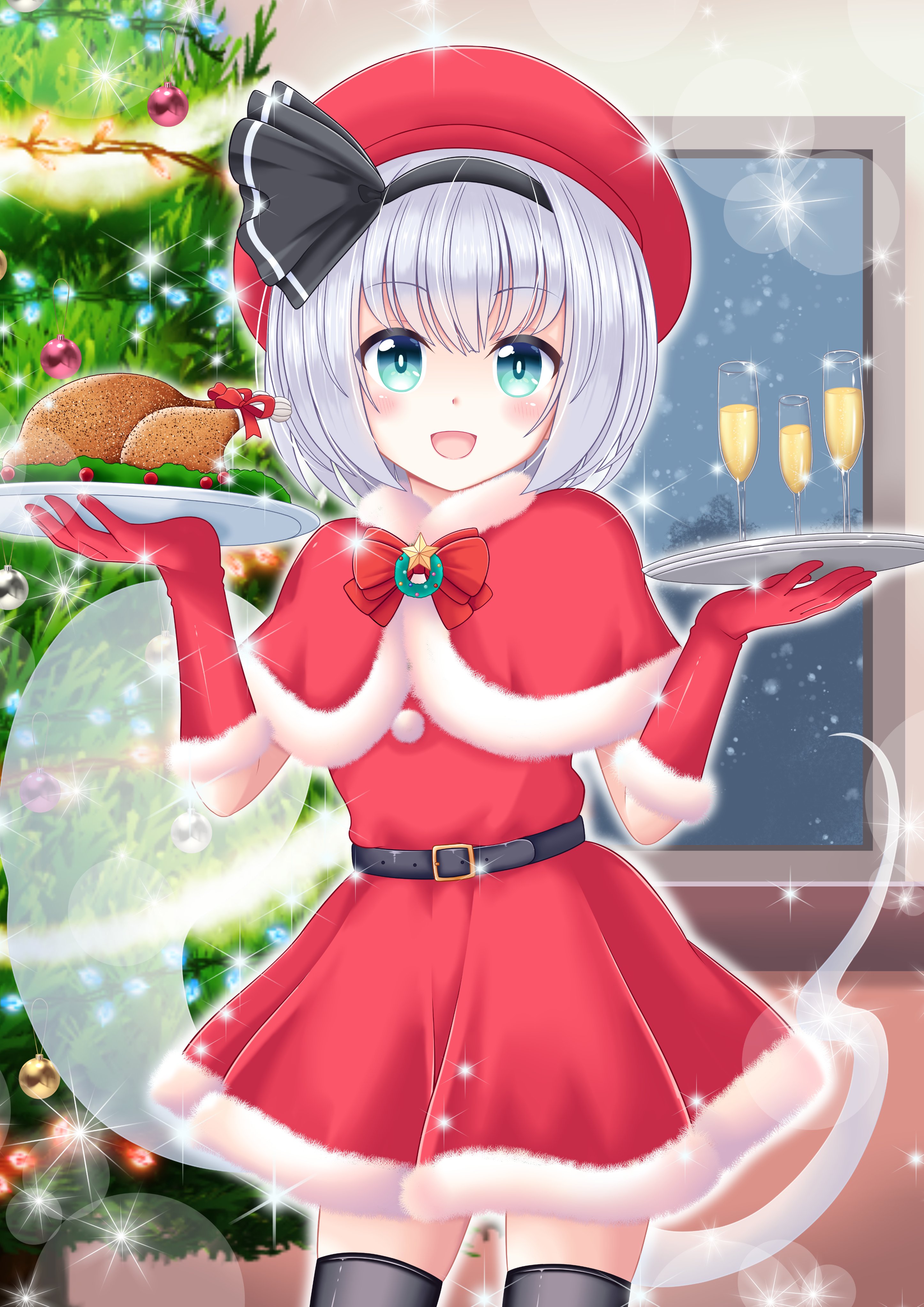黎明 サンタ服妖夢 クリスマスイラスト自体は5年ぶり 東方クリスマス クリスマスイラスト T Co Utmjsqlhfa Twitter