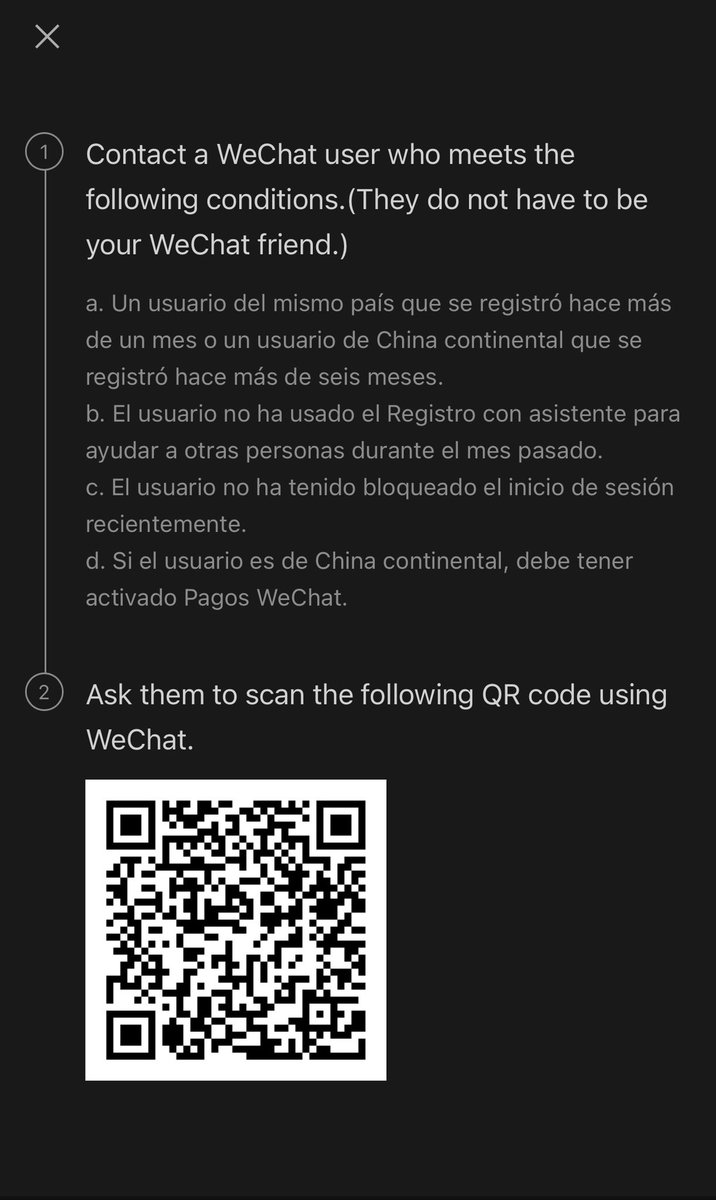 OmegaDarkDragon's tweet image. Please help me to verify my #WeChat account. #Help #WeChatVerification